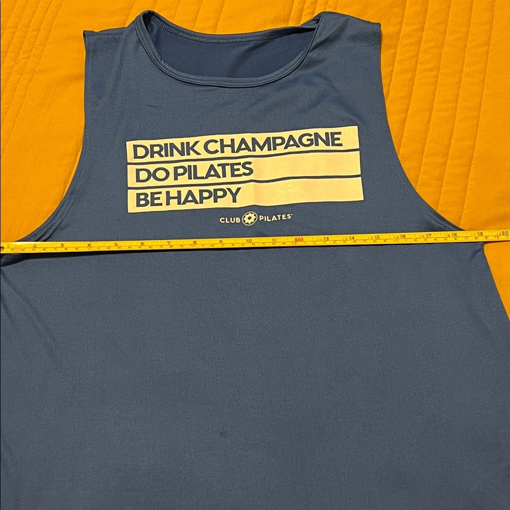 Club Pilates Blue Muscle Tee for Women - Picture 4 of 5